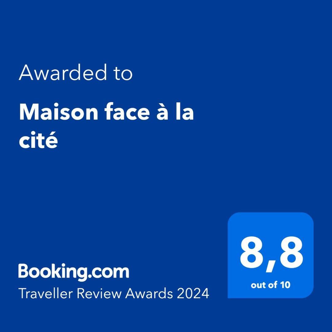 Maison Face A La Cite Каркассон Экстерьер фото